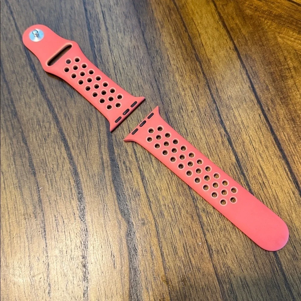 38mm 40mm Salmon Silicone Watch Band for Apple Watch